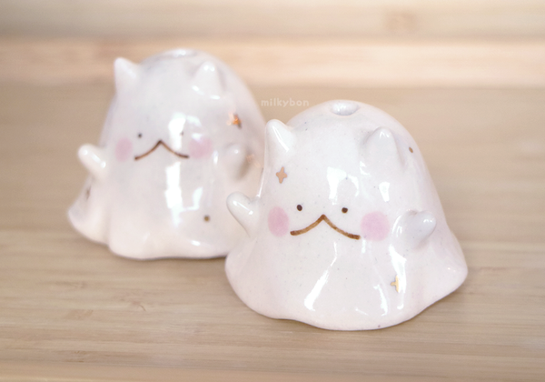 Kitty Ghostie Mini Vase