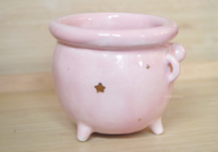 Cauldron Bear Pot (pink)