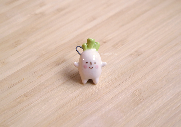 DISCOUNTED Radish charm