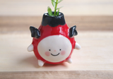 Mini Potling vase red devil