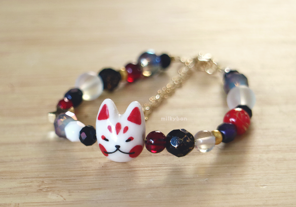 Kitsune Bracelet (black)