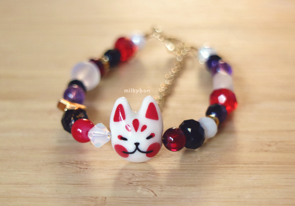 Kitsune Bracelet (red)