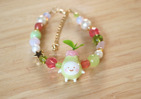 Matcha Strawberry potling Bracelet