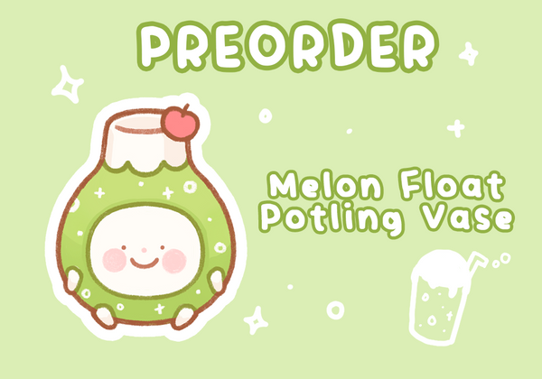 (MARCH SHIPPING) Preorder Melon Soda Float Potling Vase