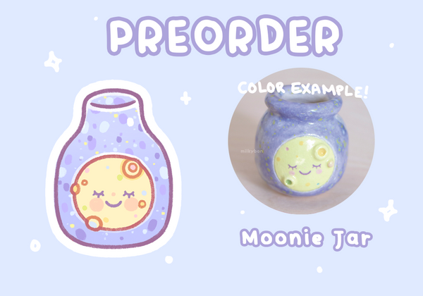 (MARCH SHIPPING) Moonie Jar