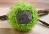 Moss Pet Bag Charm cat