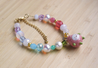 Rainbow Strawberry Bracelet