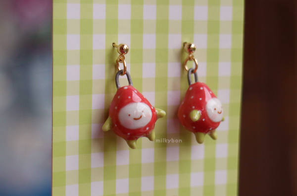Strawberry Friends Earrings