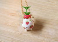 Strawberry Potling Necklace