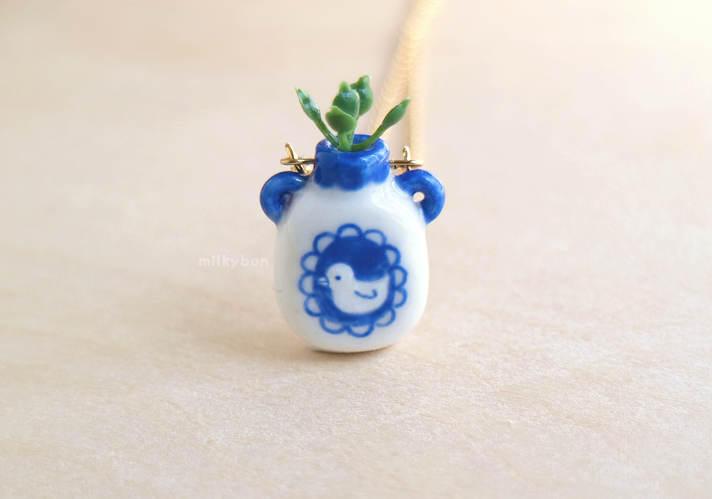 Porcelain Duck Vase Necklace – Milkybon