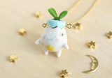 Blue Star Potling Necklace