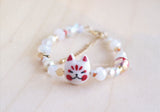 Kitsune Bracelet (White)