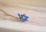Galaxy Whale Shark Ceramic Necklace