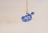Galaxy Whale Shark Ceramic Necklace