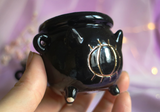 Mini Kitty Cauldron Planter Pot