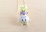 Lavender Potling Necklace