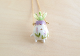 Lavender Potling Necklace