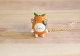 Tangerine Potling Necklace