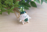 Monstera Potling Necklace