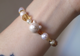 Bear Pearlies Bracelet Brown