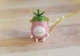 Strawberry Potling Necklace