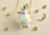 Pink Star Potling Necklace