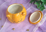 Pumpkin Bear Lidded Jar