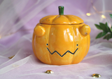 Pumpkin Bear Lidded Jar