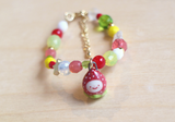 Ceramic Strawberry Bracelet