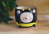 DISCOUNTED Bumblebear Pot (no wings)