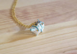 Blue Tiger Ceramic Necklace
