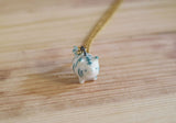 Blue Tiger Ceramic Necklace