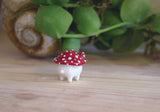 Mini Fly Agaric Bear Figurine