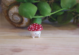 Mini Fly Agaric Bear Figurine