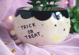Halloween Gardener Pot